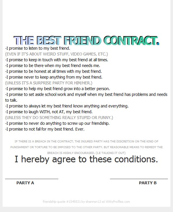 dating contract agreement